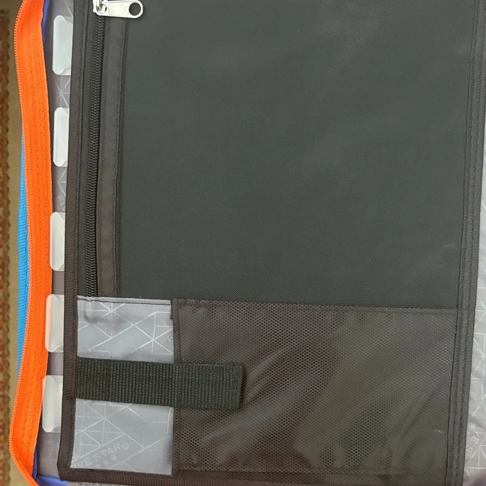 Five Star Blue and Orange Men’s Messenger Training Bag